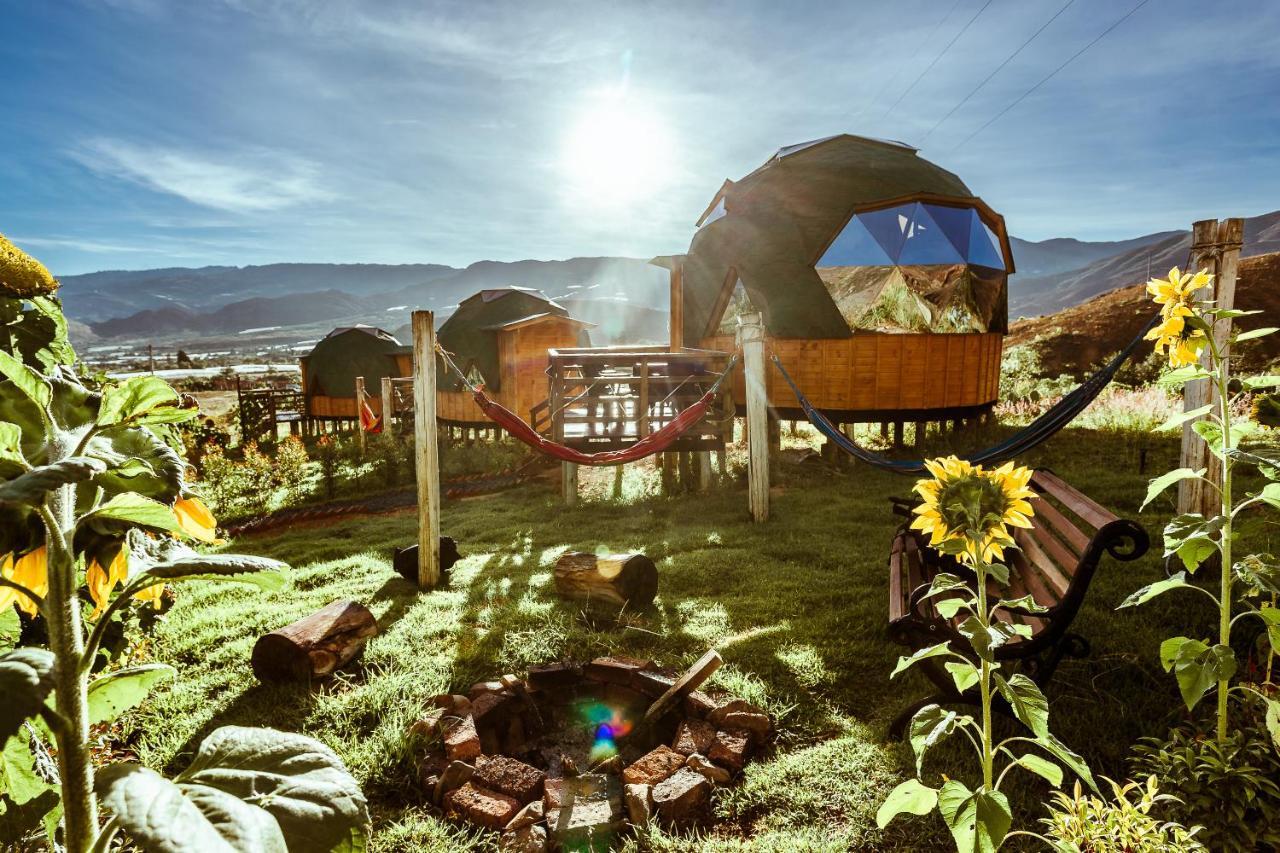 Los Nopales Glamping Sáchica Dış mekan fotoğraf