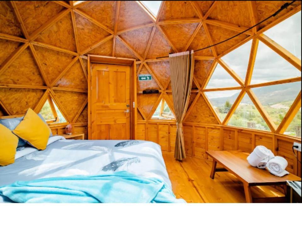 Los Nopales Glamping Sáchica Dış mekan fotoğraf